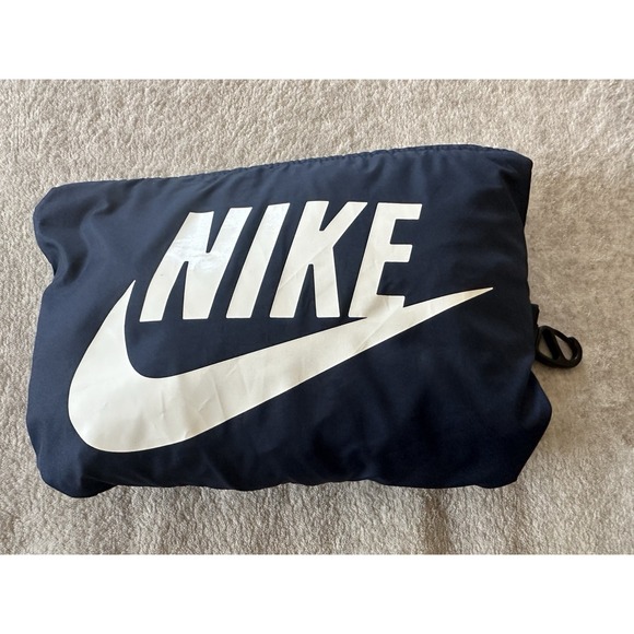 Vintage 2000s Nike Sportswear 1/2 Zip Printed Logo Windbreaker Jacket Size Xl - Picture 4 of 6